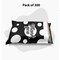10 x 13 Black and White Polka Dot Thank You Poly Bag Mailer Envelopes 2 Mil
